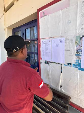 PEMASANGAN PENGUMUMAN PELAKSANAAN LELANG PEMBANGUNAN INFRASTRUKTUR KANTOR DESA/FISIK